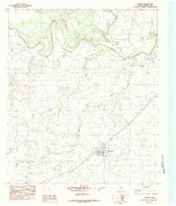 Rowena Texas Historical topographic map, 1:24000 scale, 7.5 X 7.5 Minute, Year 1984