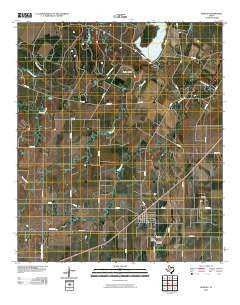 Rowena Texas Historical topographic map, 1:24000 scale, 7.5 X 7.5 Minute, Year 2010