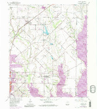 Rowlett Texas Historical topographic map, 1:24000 scale, 7.5 X 7.5 Minute, Year 1959