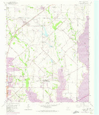 Rowlett Texas Historical topographic map, 1:24000 scale, 7.5 X 7.5 Minute, Year 1959