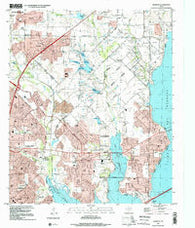 Rowlett Texas Historical topographic map, 1:24000 scale, 7.5 X 7.5 Minute, Year 1995