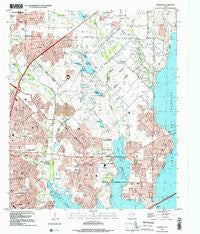Rowlett Texas Historical topographic map, 1:24000 scale, 7.5 X 7.5 Minute, Year 1995