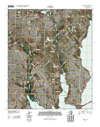 Rowlett Texas Historical topographic map, 1:24000 scale, 7.5 X 7.5 Minute, Year 2010