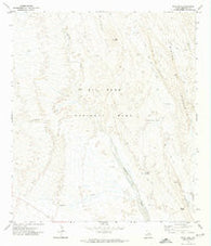 Roys Peak Texas Historical topographic map, 1:24000 scale, 7.5 X 7.5 Minute, Year 1971