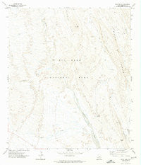 Roys Peak Texas Historical topographic map, 1:24000 scale, 7.5 X 7.5 Minute, Year 1971