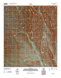 Roys Peak Texas Historical topographic map, 1:24000 scale, 7.5 X 7.5 Minute, Year 2010