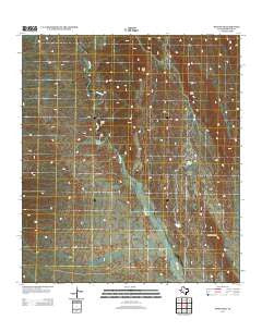 Roys Peak Texas Historical topographic map, 1:24000 scale, 7.5 X 7.5 Minute, Year 2012