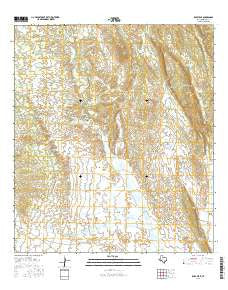Roys Peak Texas Current topographic map, 1:24000 scale, 7.5 X 7.5 Minute, Year 2016