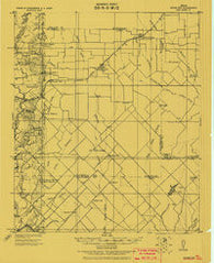 Royse City Texas Historical topographic map, 1:62500 scale, 15 X 15 Minute, Year 1919