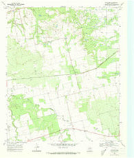Royston Texas Historical topographic map, 1:24000 scale, 7.5 X 7.5 Minute, Year 1969