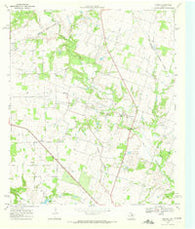 Rucker Texas Historical topographic map, 1:24000 scale, 7.5 X 7.5 Minute, Year 1968