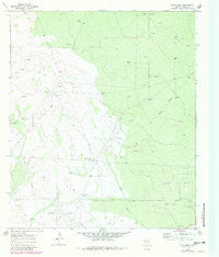 Rudd Draw Texas Historical topographic map, 1:24000 scale, 7.5 X 7.5 Minute, Year 1969