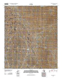 Rudd Draw Texas Historical topographic map, 1:24000 scale, 7.5 X 7.5 Minute, Year 2010