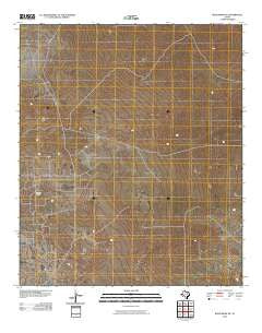 Rudd Draw NE Texas Historical topographic map, 1:24000 scale, 7.5 X 7.5 Minute, Year 2010