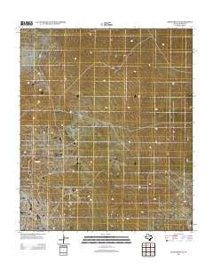 Rudd Draw NE Texas Historical topographic map, 1:24000 scale, 7.5 X 7.5 Minute, Year 2012