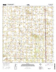 Rudolph Texas Current topographic map, 1:24000 scale, 7.5 X 7.5 Minute, Year 2016