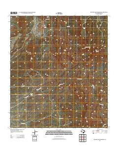 Ruidosa Hot Springs Texas Historical topographic map, 1:24000 scale, 7.5 X 7.5 Minute, Year 2012