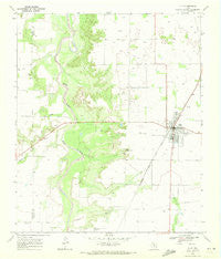 Rule Texas Historical topographic map, 1:24000 scale, 7.5 X 7.5 Minute, Year 1968
