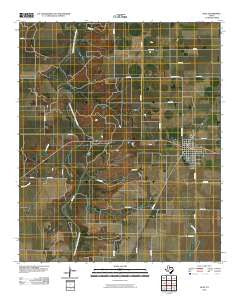 Rule Texas Historical topographic map, 1:24000 scale, 7.5 X 7.5 Minute, Year 2010