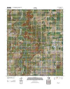 Rule Texas Historical topographic map, 1:24000 scale, 7.5 X 7.5 Minute, Year 2013