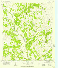 Rumley Texas Historical topographic map, 1:24000 scale, 7.5 X 7.5 Minute, Year 1954