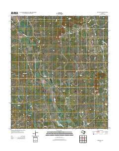 Rumley Texas Historical topographic map, 1:24000 scale, 7.5 X 7.5 Minute, Year 2012