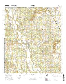 Rumley Texas Current topographic map, 1:24000 scale, 7.5 X 7.5 Minute, Year 2016