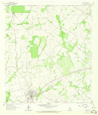 Runge Texas Historical topographic map, 1:24000 scale, 7.5 X 7.5 Minute, Year 1963