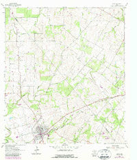 Runge Texas Historical topographic map, 1:24000 scale, 7.5 X 7.5 Minute, Year 1963