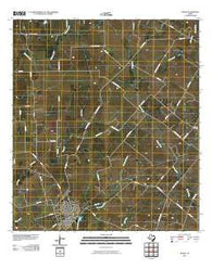 Runge Texas Historical topographic map, 1:24000 scale, 7.5 X 7.5 Minute, Year 2010