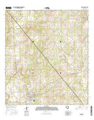 Runge Texas Current topographic map, 1:24000 scale, 7.5 X 7.5 Minute, Year 2016