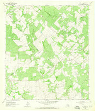 Runge SE Texas Historical topographic map, 1:24000 scale, 7.5 X 7.5 Minute, Year 1963