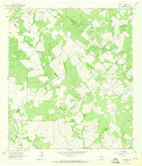 Runge SE Texas Historical topographic map, 1:24000 scale, 7.5 X 7.5 Minute, Year 1963