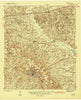 Rusk Texas Historical topographic map, 1:62500 scale, 15 X 15 Minute, Year 1945