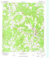 Rusk Texas Historical topographic map, 1:24000 scale, 7.5 X 7.5 Minute, Year 1973