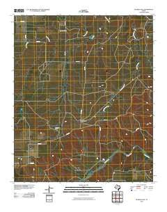Russellville Texas Historical topographic map, 1:24000 scale, 7.5 X 7.5 Minute, Year 2010