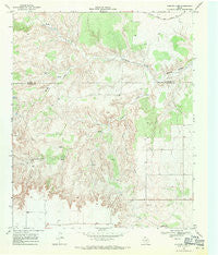 Rustler Camp Texas Historical topographic map, 1:24000 scale, 7.5 X 7.5 Minute, Year 1968