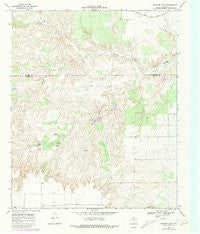 Rustler Camp Texas Historical topographic map, 1:24000 scale, 7.5 X 7.5 Minute, Year 1968