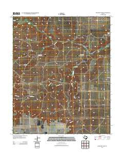 Rustler Camp Texas Historical topographic map, 1:24000 scale, 7.5 X 7.5 Minute, Year 2012