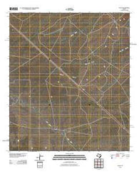 Ryan Texas Historical topographic map, 1:24000 scale, 7.5 X 7.5 Minute, Year 2010