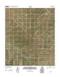 Ryan Texas Historical topographic map, 1:24000 scale, 7.5 X 7.5 Minute, Year 2012