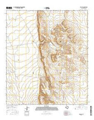 Ryan SW Texas Current topographic map, 1:24000 scale, 7.5 X 7.5 Minute, Year 2016