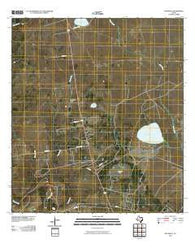 Ryanville Texas Historical topographic map, 1:24000 scale, 7.5 X 7.5 Minute, Year 2010