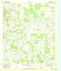 Sabanno Texas Historical topographic map, 1:24000 scale, 7.5 X 7.5 Minute, Year 1969