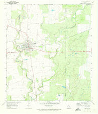 Sabinal Texas Historical topographic map, 1:24000 scale, 7.5 X 7.5 Minute, Year 1970