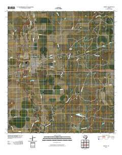Sabinal Texas Historical topographic map, 1:24000 scale, 7.5 X 7.5 Minute, Year 2010