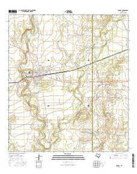 Sabinal Texas Current topographic map, 1:24000 scale, 7.5 X 7.5 Minute, Year 2016