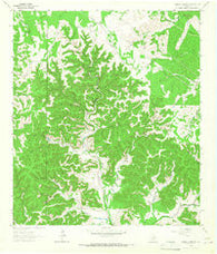 Sabinal Canyon Texas Historical topographic map, 1:24000 scale, 7.5 X 7.5 Minute, Year 1964