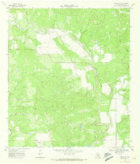 Sabinal NE Texas Historical topographic map, 1:24000 scale, 7.5 X 7.5 Minute, Year 1969