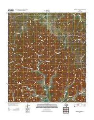 Sabinal Canyon Texas Historical topographic map, 1:24000 scale, 7.5 X 7.5 Minute, Year 2012